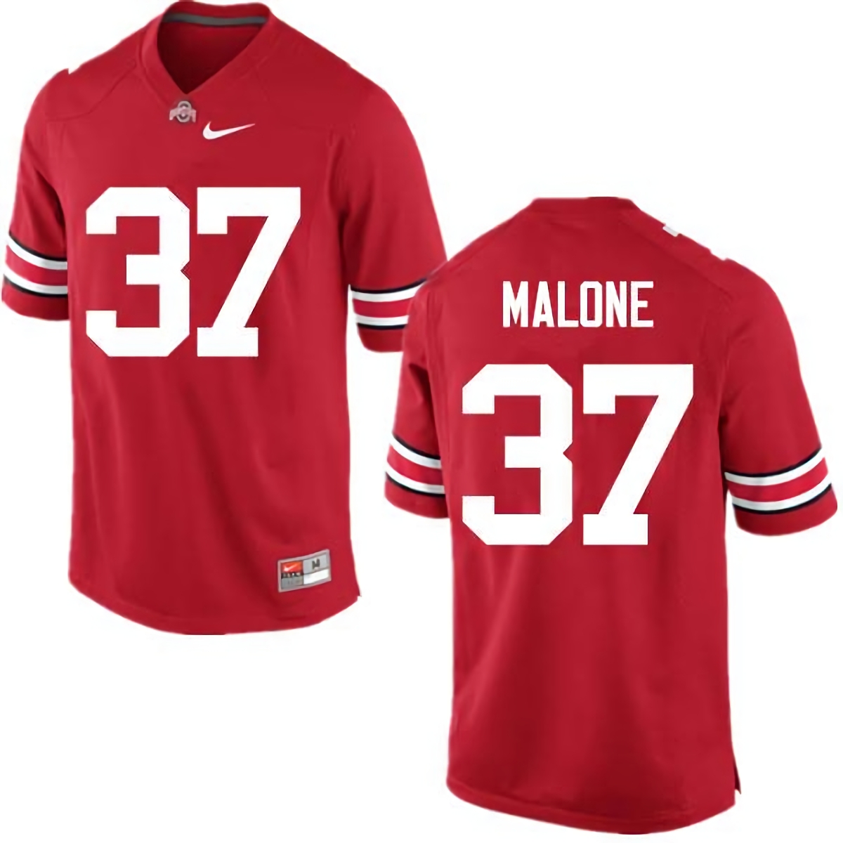 Derrick Malone Ohio State Buckeyes Men's NCAA #37 Nike Red College Stitched Football Jersey POF3156YP
